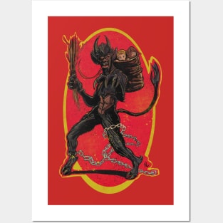 Krampus Posters and Art